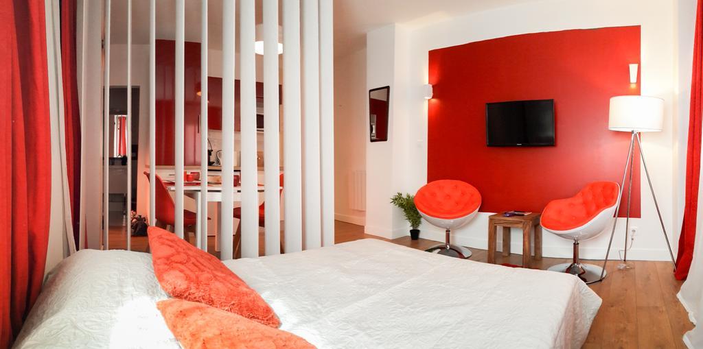 Studio rouge Ramblas Centre Toulouse Extérieur photo